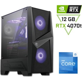 Resim MSI Intel Core I5 13400f / 16gb Ddr4 / 1 Tb 3300-3100 Mb /s M2 Ssd / Rtx 4070ti Gamıng Masaüstü Pc 