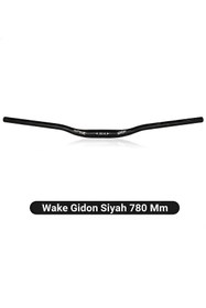 Resim tur bike Siyah Wake Bisiklet Alüminyum Gidon 780mm 31,8mm 