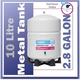 Resim Tüm Su Arıtma Cihazlarına Uyumlu 2,8 Galon (10 Lt) Metal Tank 