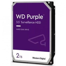 Resim WD Purple 3.5 SATA III 6Gb/s 2TB 64MB 7/24 Güvenlik WD22PURZ 