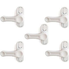 Resim Pvc Pencere Çocuk Emniyet Güvenlik Kilid Çekmeli Beyaz 5 Adet 