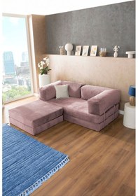 Resim Good Night Legom Köşe Koltuk & Aktivite Yatağı & Uzanma Koltuğu Pembe 