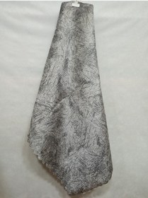 Resim Süngerli Koltuk Çekyat Örtüsü Damar Desenli Gri 