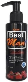 Resim Best Man 150Ml. Büyük Boy Çilekli Kayganlaştırıcı Jel 