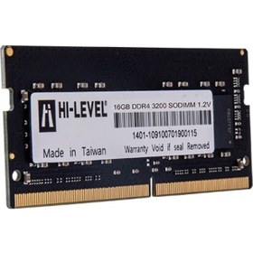 Resim Hı-Level HLV-SOPC25600D4/16G 16 GB DDR4 3200 Mhz CL22 Notebook Ram 