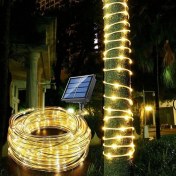 Resim 10M 100 LED Solar LED Işık Gün Işığı 
