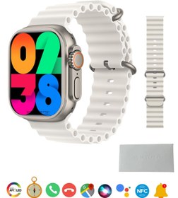 Resim BYRTECH Ultra 8 Plus GPS/NFC/Siri Destekli 49 mm Kordon Kilitli Watch 8 Ultra Max Akıllı Saat 