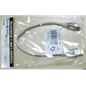 Resim S-Link Sl-Af30 30Cm Usb 2.0 Am To Af Şeffaf Uzatma Kablosu 