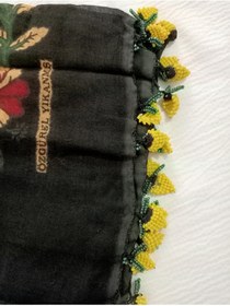 Resim GÖKÇE Antika Adana boncuk oyası sarı çilekli 