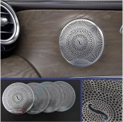 Resim Nidage Mercedes W 205 W213 Hoparlör Kapakları Burmester - Krom Kapak Burmester 4 Adet Takım . 