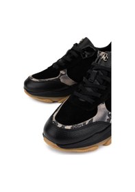 Resim Tamer Tanca Kadın Hakiki Deri Siyah Sneakers & Spor Ayakkabı 154 3382 Bn Ayk Sk25-26 Sıyah Siyah 
