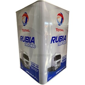 Resim Total Rubia Tır 7400 15W-40 Motor Yağı 16 KG 