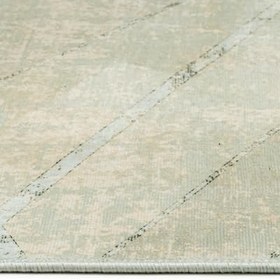 Resim Princeton Modern Krem Modern Geometrik Etnik Desenli Boho Makinada Yıkanabilir Hafif Hav Toz Vermez Leke Tutmaz Kaymaz Taban Dijital Makine Baskı Halı Oturma Odası Salon Yolluk Koridor Mutfak Halısı 