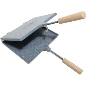 Resim Mega Iç Dış Granit Ocak Üstü Tost Makinesi Ekmek Kızartma 