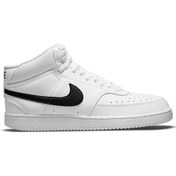 Resim Nike Court Vision Mid Nn Erkek Spor Ayakkabı Dn3577-101 Beyaz Beyaz 