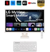 Resim LG WebOS Akıllı TV Wİ-Fİ, Bluetooth, USB Bağlantı IPS 1920x1080 FULHD 32 inç 80 Ekran Smart Monitör TV 