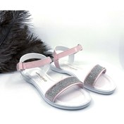 Resim New Optimal Kız Çocuk Sandalet Ortopedik Rahat Taban Cırtlı Pembe 