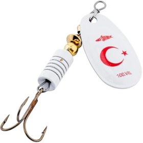 Resim Döner Kaşık - Fishack Glidex - 100.yıl - 7g - No:3 - Alabalık/turna/levrek Olta Kaşığı 