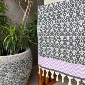 Resim Siyah 'Mahi' Peştemal 