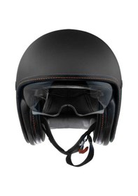 Resim Premier Vintage Platinum Edition Kask Mat Siyah - Turuncu 