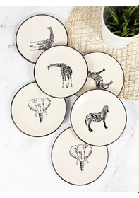 Resim Finehome Jungle 6 Parça Pasta Takımı 