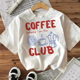 Resim Grafik Baskılı T-Shirt, Kısa Kollu Crew Neck Rahat Üst, Yaz ve Bahar için Kadın Giyim 