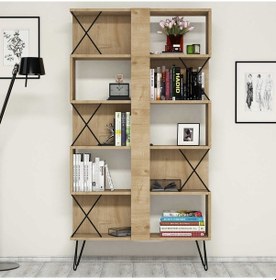 Resim Variant Extra Raflı Çalışma Masası Ve Kitaplık Takımı 