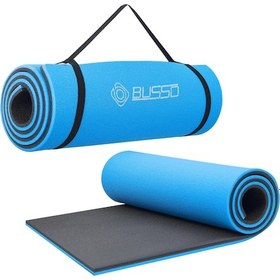 Resim Busso PLT-30 Çift Renkli Pilates Minderi 1.6 CM Mavi - Gri 