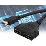 Resim Delixa GüncelÇarşı HDMI Çoklayıcı, Çoğaltıcı, Hdmi Erkek-Hdmi Dişi X 2 Adaptör, Max Çözünürlük 2160p, 30 cm 