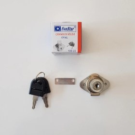 Resim Fivestar Fivestar Çekmece Kilidi Oval 