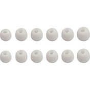 Resim Neevoyu 6 Çift 12 Adet Beyaz Silikon Kulaklık Ucu Takımı - S/m/l Boyutları, 6mm İç Çapı - Kulak Sağlığı İçin Değiştirme Uçları S, M, L 