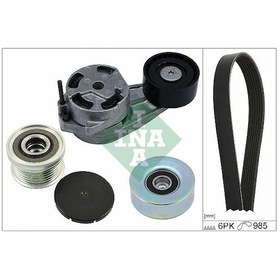 Resim Ina 529048220 Kanallı Kayıs Setı Bmw F20 F21 F30 F31 F35 Kutuklu. Alternator Kasnaklı 11187603347-12317605061-6pk985 