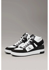 Resim Calvin Klein Ck Jeans Basket Cup Mıd Laceup Authentıc Erkek Siyah Sneaker Ym0ym01109-0gm Siyah 