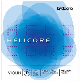 Resim D'Addario H313 4/4M Helicore D Keman Teli (Re) 