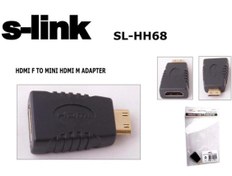 Resim S-link sl-hh68 Hdmı Dişi To Mini Hdmı Erkek Dönüştürücü 