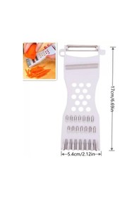 Resim Rende Soyacak 5 Fonksiyonlu Sebze Meyve Soyucu Patates Havuç Salatalık Zencefil Doğrayıcı Renkli 