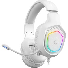 Resim Rampage RM-K90 Vector Beyaz Rgb LED 3,5mm Gaming Mikrofonlu Oyuncu Kulaklığı 
