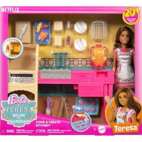 Resim Jct06 Teresa Ve Mutfağı Oyun Seti - Barbie And Teresa Recipe For Friendship 