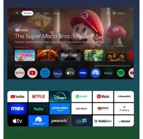 Resim Wismann 50" 127 Ekran Uydu Alıcılı Ultra HD GoogleTV QLED FRAMELESS 