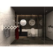 Resim Akordiyon Tipi Katlanır Alüminyum Çamaşır Kurutma Askısı 70 Cm 9 Askılı Balkon Banyo Kurutma Askısı 