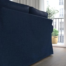 Resim IKEA Mavi Rahat Kanepe - Uzanma Koltuklu 3'lü Kanepe 