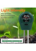 Resim Pazly St-01 3'lu Toprak Ph, Nem Ve Işık Ölçer - Bahçe Bitkileri İçin Kullanımlı Toprak Test Cihazı 