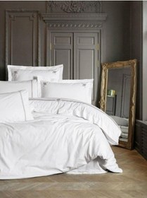 Resim Çift Kişilik Nevresim Takımı Classic - Güher Beyaz 