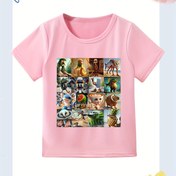Resim Erkek Çocuk Modası Kısa Kollu T-Shirt İtalyan Beyin Dökümü Sıcak Desen Baskı Moda Kısa Kollu T-Shirt Erkek Çocuk Modası Rahat Spor Açık İlkbahar Yaz Karikatür Desen Moda Kısa Kollu T-Shirt Polyester Spandex Elastik 3-10 Yaş Arası Erkek Çocuk Beyin Dökümü Desen Moda Kısa Kollu T-Shirt 