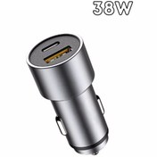 Resim Velliw Type-c Usb Araç Çakmaklık 38w Pd Hızlı Şarj Soketi Araba Şarz Aksesuarı 