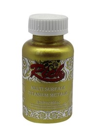 Resim Rich Multi Surface Titanium Metalik Boya 200 Cc. 2520 Altın 