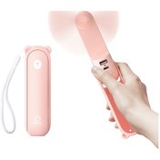 Resim Life 8 Plus 4500mah Taşınabilir El Tipi Vantilatör, Pembe 