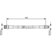 Resim BOSCH 1987476230 Arka Fren Hortumu Transporter T4 