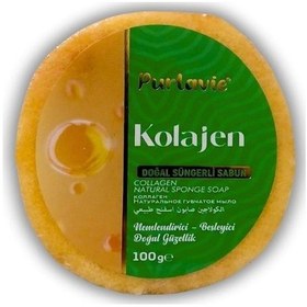 Resim Purlavie Kolajen Sabunu Süngerli 100 Gr 