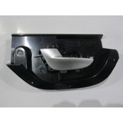 Resim HuShan 2000-2004 Volvo S60 Arka Kapı Iç Açma Kolu Sol Siyah Elceği Gümüş Gri 